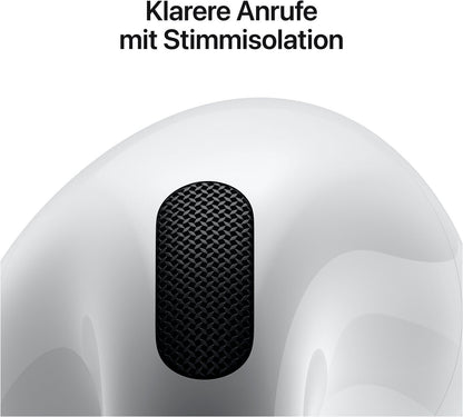 Apple AirPods 4 – Mikrofon für klarere Anrufe mit Stimmisolation