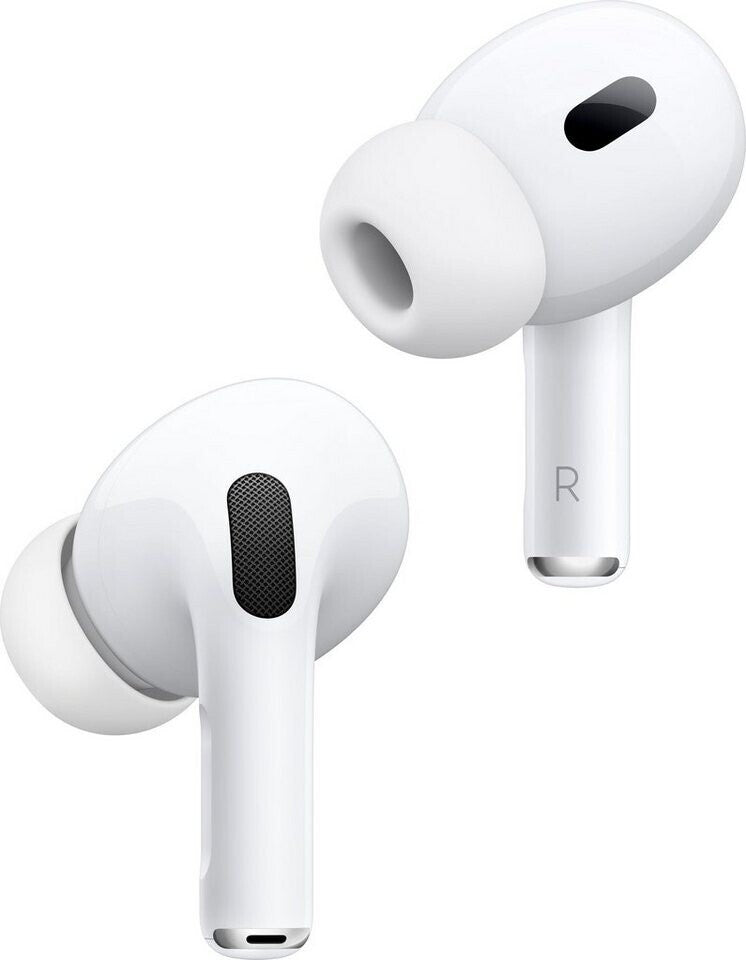 Apple AirPods Pro 2 – beide Ohrhörer mit Silikonaufsätzen