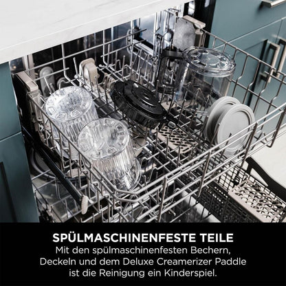 Spülmaschinenfeste Teile der Ninja CREAMi Deluxe im Geschirrspüler