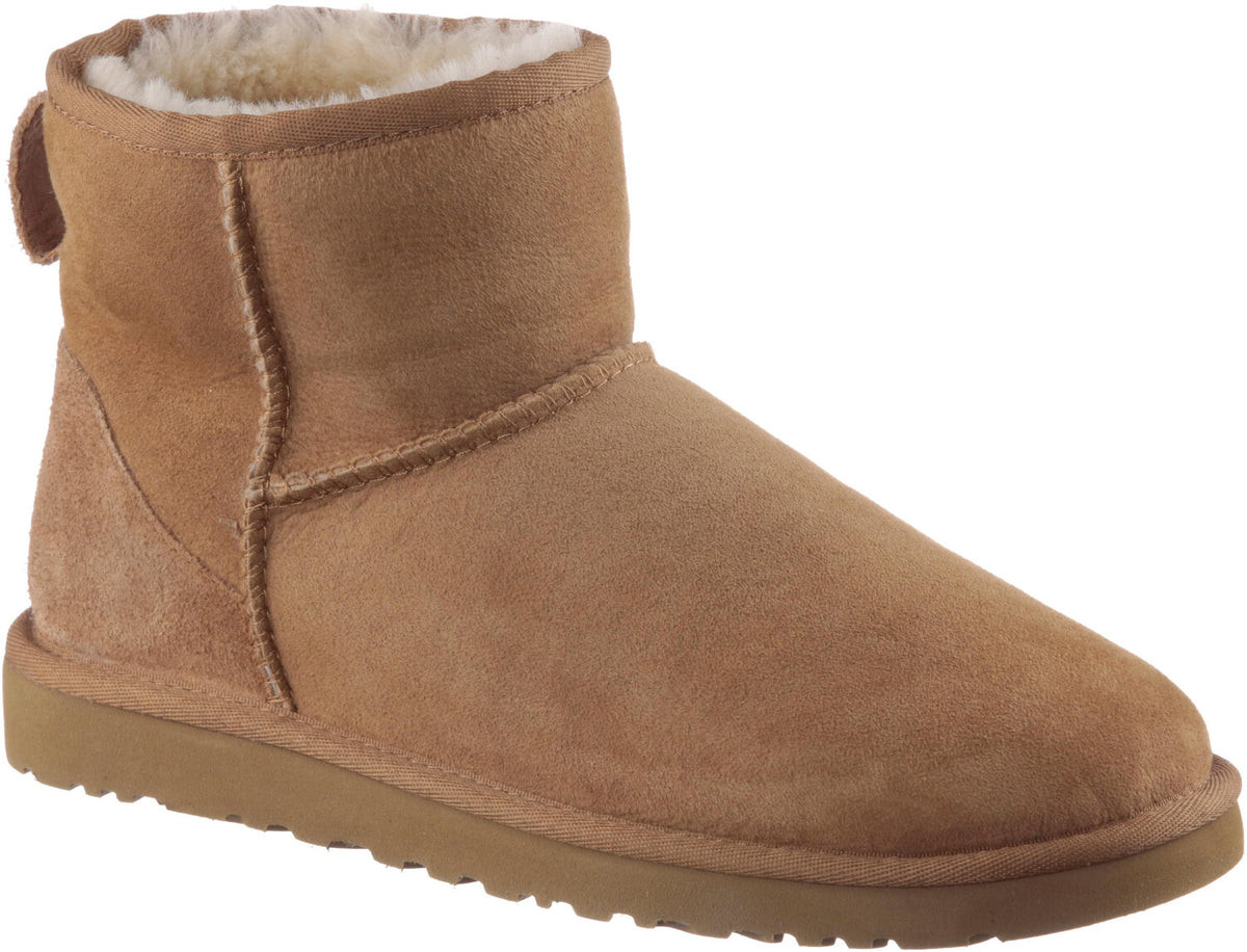 UGG Classic Mini II – Rückansicht mit Fersenlasche